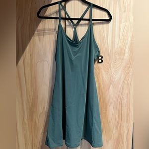 Outdoor Voices exercise dress in green